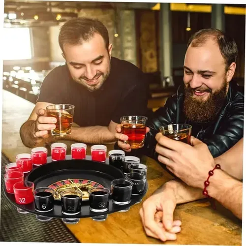 🍻game turntable drinking glass🍷