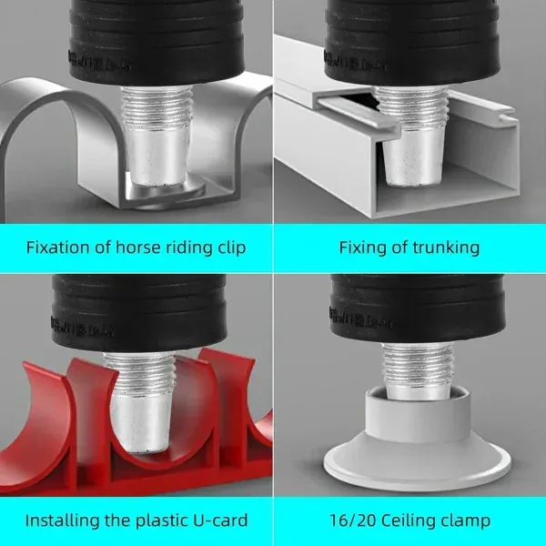 Cement wall nails wall fastening steel nail gun concrete nail gun mini portable steel nail gun + 100 disc nails