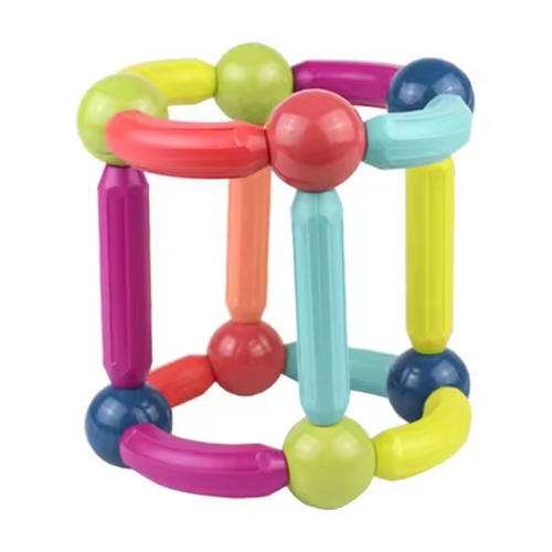 84 pcs Magnetic Stick Building Blocks Toys Games Magnetic Sticks and Balls 3D Magnetic Stick Building for kids