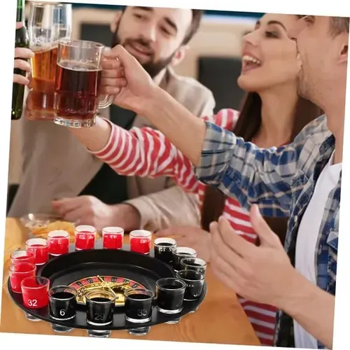🍻game turntable drinking glass🍷