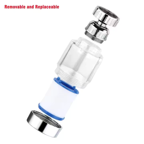 360° rotation Faucet Water Filter Remove Chlorine Heavy Metals Filtered Showers Head Soften for Hard Water Bath Filtration Purifier