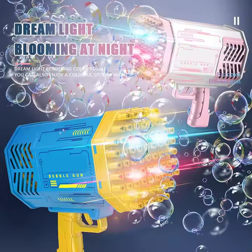 69 hole blower foam machine party bubble gun fork ID is outdoor toys indoor party camping yard