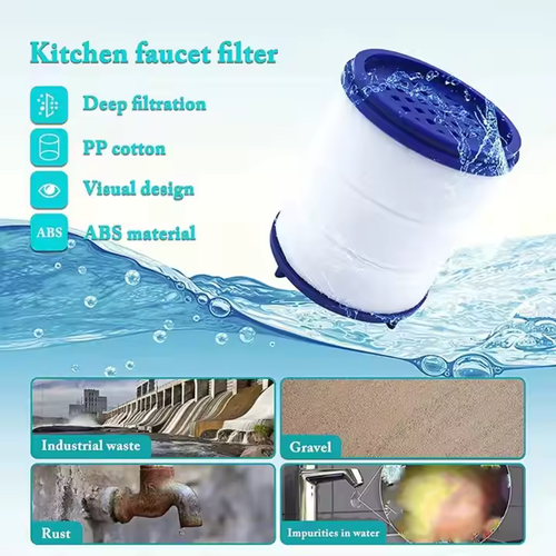 360° rotation Faucet Water Filter Remove Chlorine Heavy Metals Filtered Showers Head Soften for Hard Water Bath Filtration Purifier