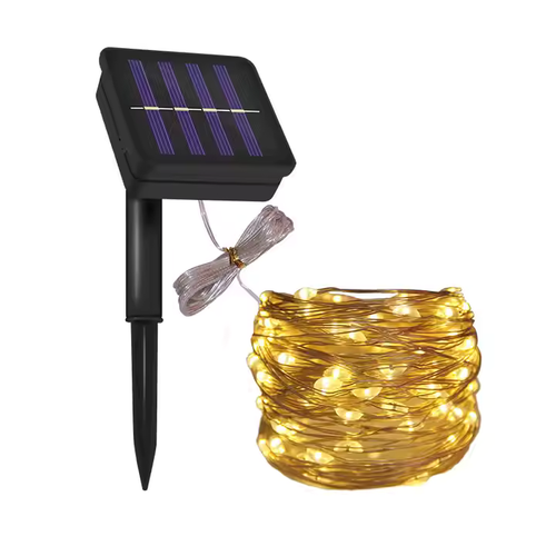 Solar lamp string LED Star-moon Ramadan curtain lamp string waterproof I solar fairy lamp wedding decoration