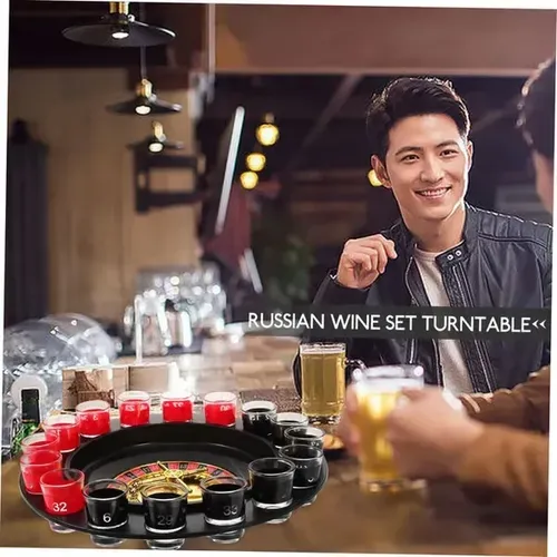 🍻game turntable drinking glass🍷