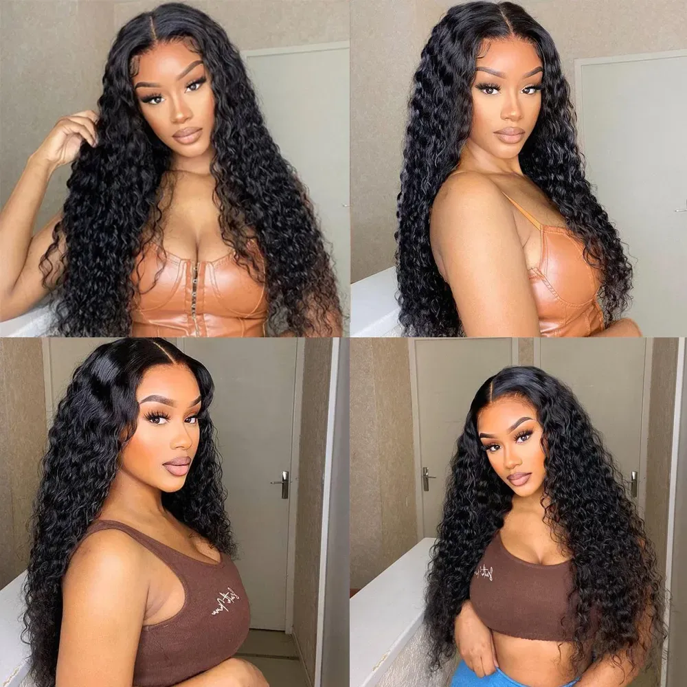 women's pre-pulled hairline long wavy wig