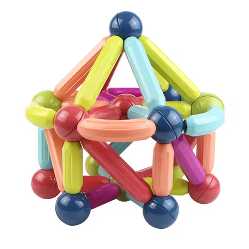 84 pcs Magnetic Stick Building Blocks Toys Games Magnetic Sticks and Balls 3D Magnetic Stick Building for kids