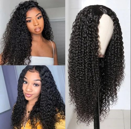 women's pre-pulled hairline long wavy wig
