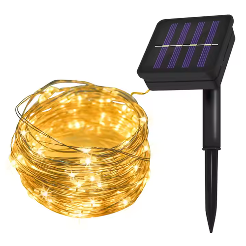 Solar lamp string LED Star-moon Ramadan curtain lamp string waterproof I solar fairy lamp wedding decoration