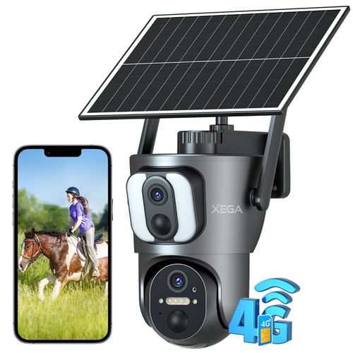 4G Cellular Security CameraDual