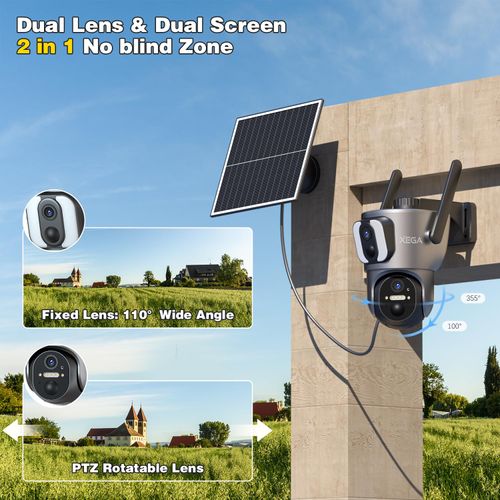4G Cellular Security CameraDual