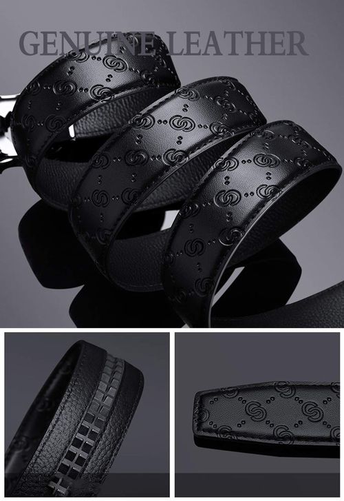 Dress Belt for men Automatic Buckle with