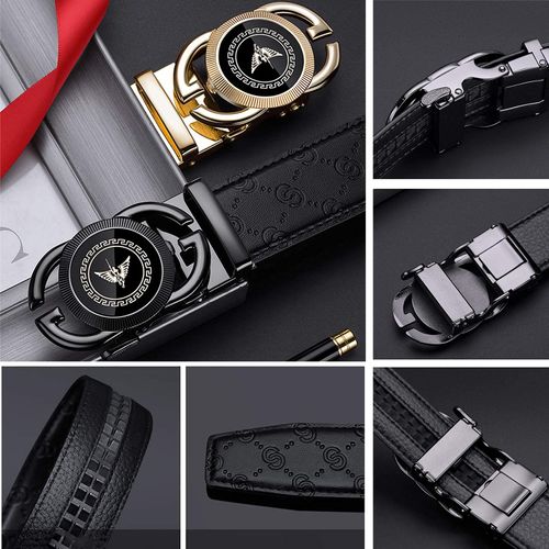 Dress Belt for men Automatic Buckle with