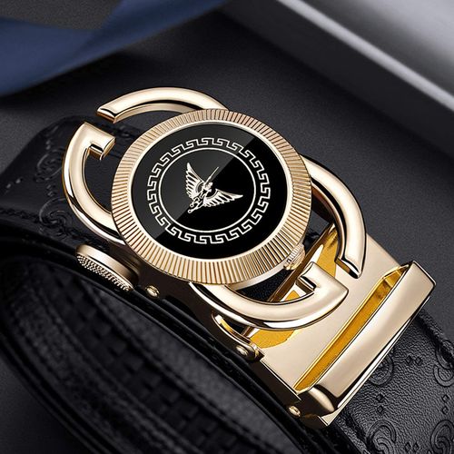 Dress Belt for men Automatic Buckle with