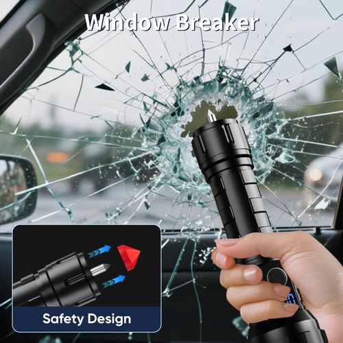 K Kasonic Rechargeable LED Flashlight, USB Portable Flashlight with Zoom, 3000mAh Emergency Flashlight, Camping Flashlight Ideal for Hiking and Dog Walking Energy Class A+++