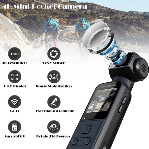 4K sports pocket camera