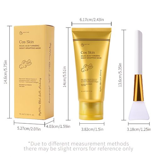 Turmeric Collagen Peel-off Mask for Gentle Cleansing, Hydration, and Moisturizing