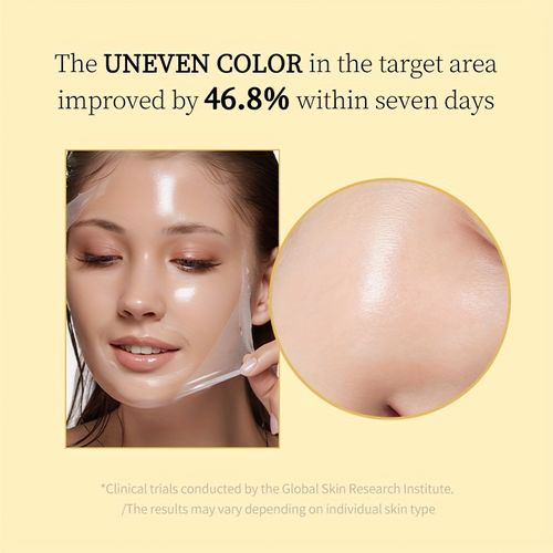 Turmeric Collagen Peel-off Mask for Gentle Cleansing, Hydration, and Moisturizing