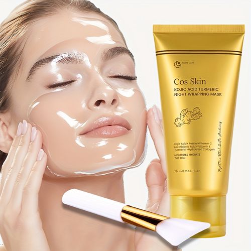 Turmeric Collagen Peel-off Mask for Gentle Cleansing, Hydration, and Moisturizing