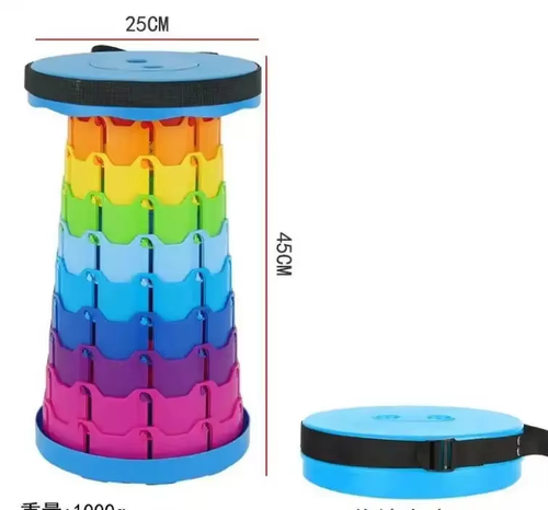 The upgraded extendable and foldable rainbow🌈 chair💺  Can bear a weight of 500 kilograms.🏋🏻‍♀️