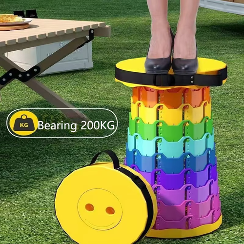 The upgraded extendable and foldable rainbow🌈 chair💺  Can bear a weight of 500 kilograms.🏋🏻‍♀️