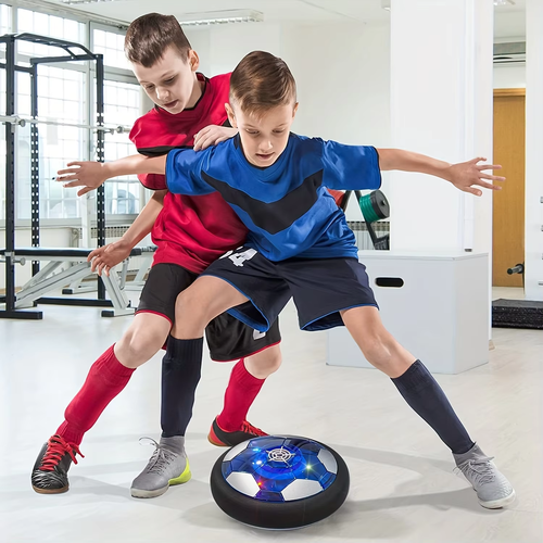 🔥🎁Inflatable Hovering Children's Football - Indoor Game with LED Lights✨