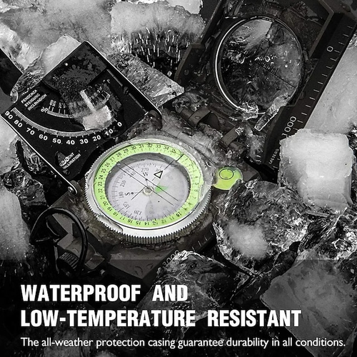 Multifunctional camping compass