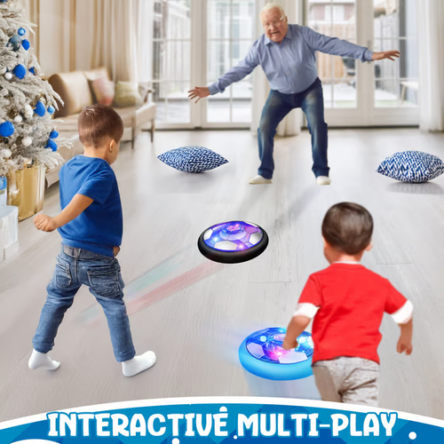 🔥🎁Inflatable Hovering Children's Football - Indoor Game with LED Lights✨
