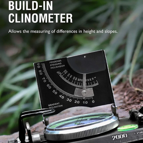 Multifunctional camping compass