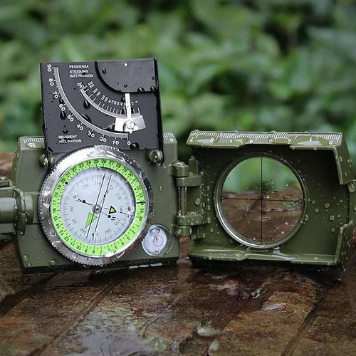 Multifunctional camping compass