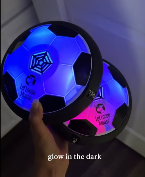 🔥🎁Inflatable Hovering Children's Football - Indoor Game with LED Lights✨