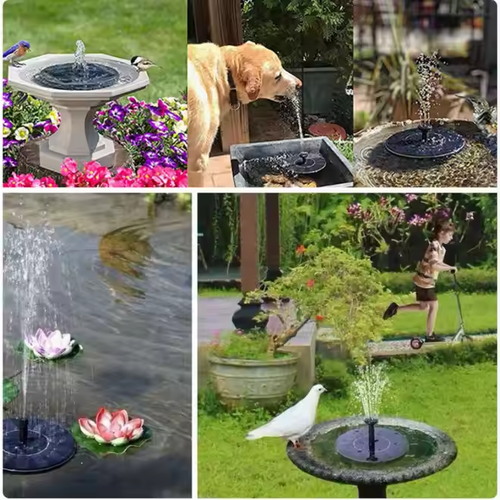 Solar-Powered Bird Fountain Kit