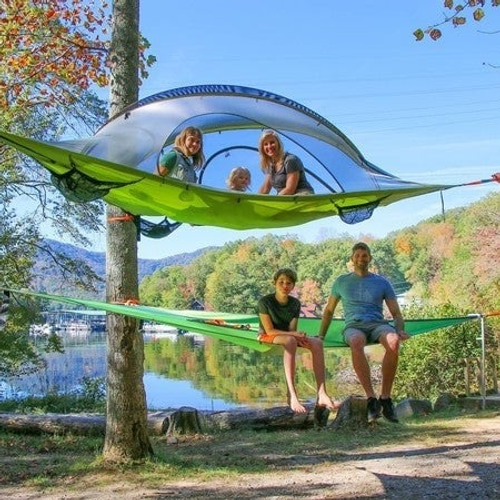 🔥Last Day Promotion OFF🔥MULTI-PERSON HAMMOCK- PATENTED 3 POINT DESIGN🔥