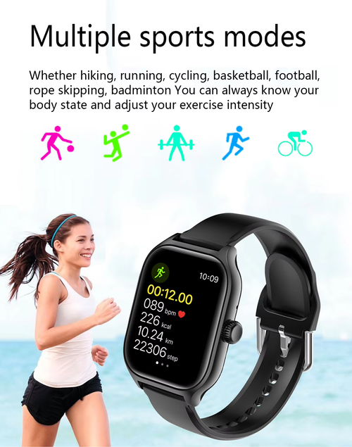Trend 2025 New Electronic Waterproof Relojes for iPhone Sport Smart Watch Sleep Monitoring Fitness Health Tracker Smart Watch