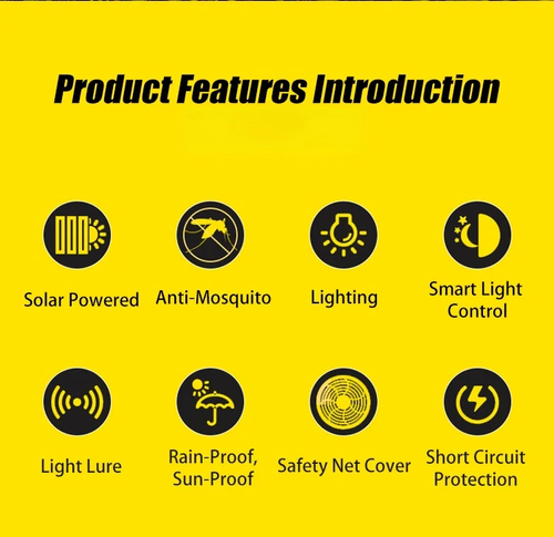 New Arrival Solar Mosquito Killer Light Bugs Zapper