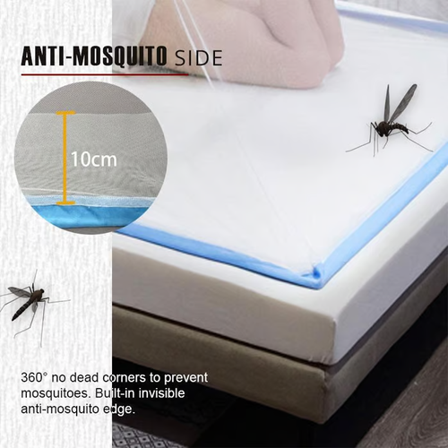 Install your Mosquito net in 3 seconds！ No need to hang your Mosquito net over the bed every summer！