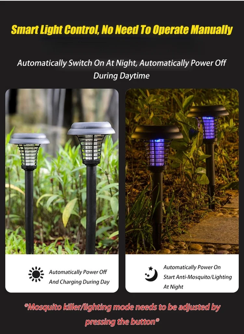New Arrival Solar Mosquito Killer Light Bugs Zapper
