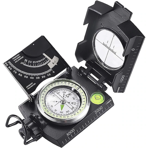 Multifunctional camping compass