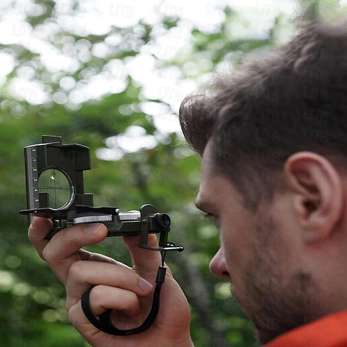 Multifunctional camping compass