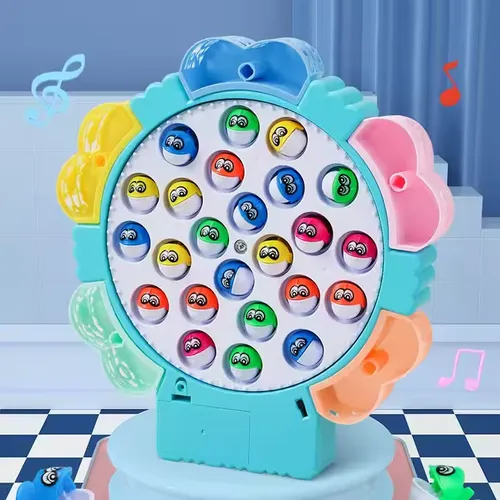 Children's electric rotary fishing toys Multi-functional educational toys Parent-child interaction multiplayer toys