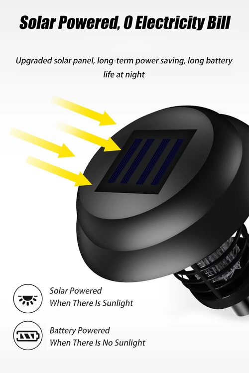 New Arrival Solar Mosquito Killer Light Bugs Zapper