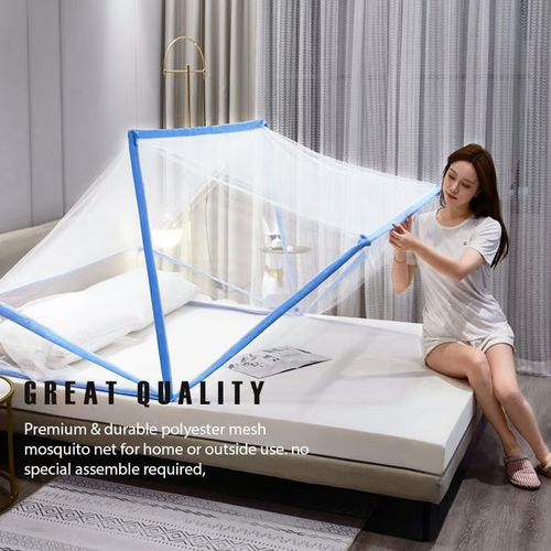 Install your Mosquito net in 3 seconds！ No need to hang your Mosquito net over the bed every summer！