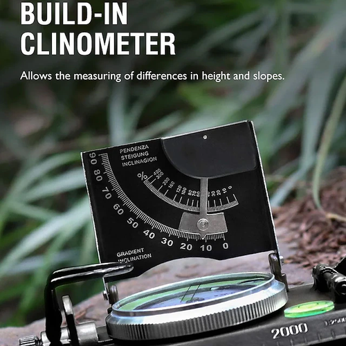 Multifunctional camping compass