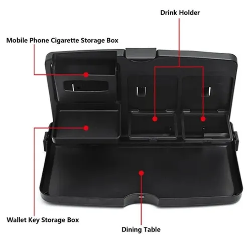Multifunctional CarBack Seat Tray