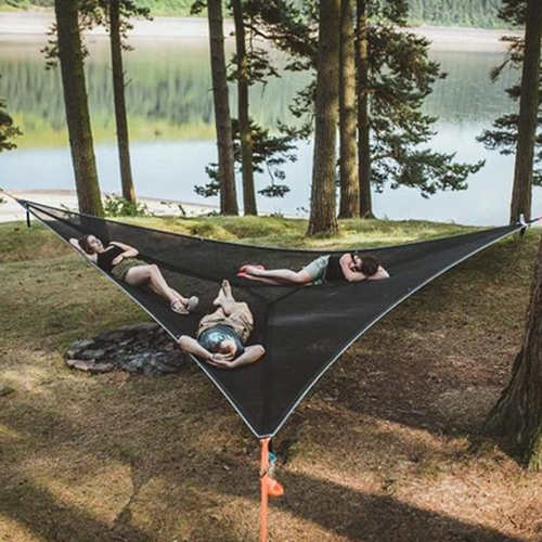 🔥Last Day Promotion OFF🔥MULTI-PERSON HAMMOCK- PATENTED 3 POINT DESIGN🔥