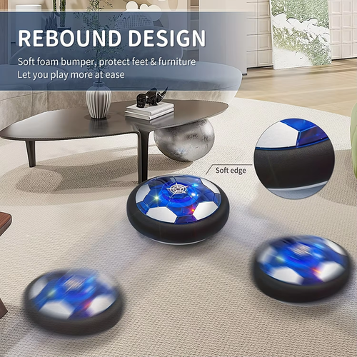 🔥🎁Inflatable Hovering Children's Football - Indoor Game with LED Lights✨