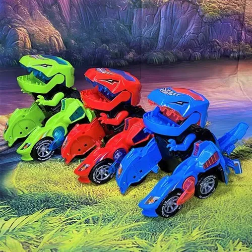🔥 Promotion 40% OFF🎁LED DINOSAUR TRANSFORMATION CAR TOY