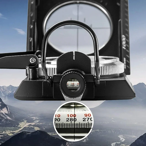 Multifunctional camping compass