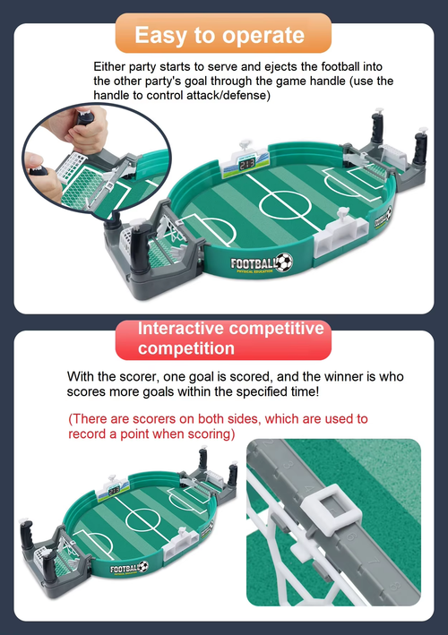 Indoor sports toys - Fun two-player football table game - Football⚽⚽