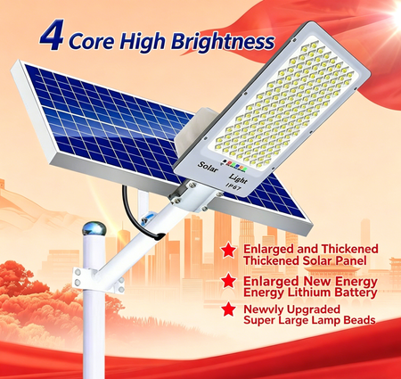 2025 Super Bright Solar Outdoor Courtyard Light, Household Super Bright LED Waterproof Street Lamp for Rural Yards